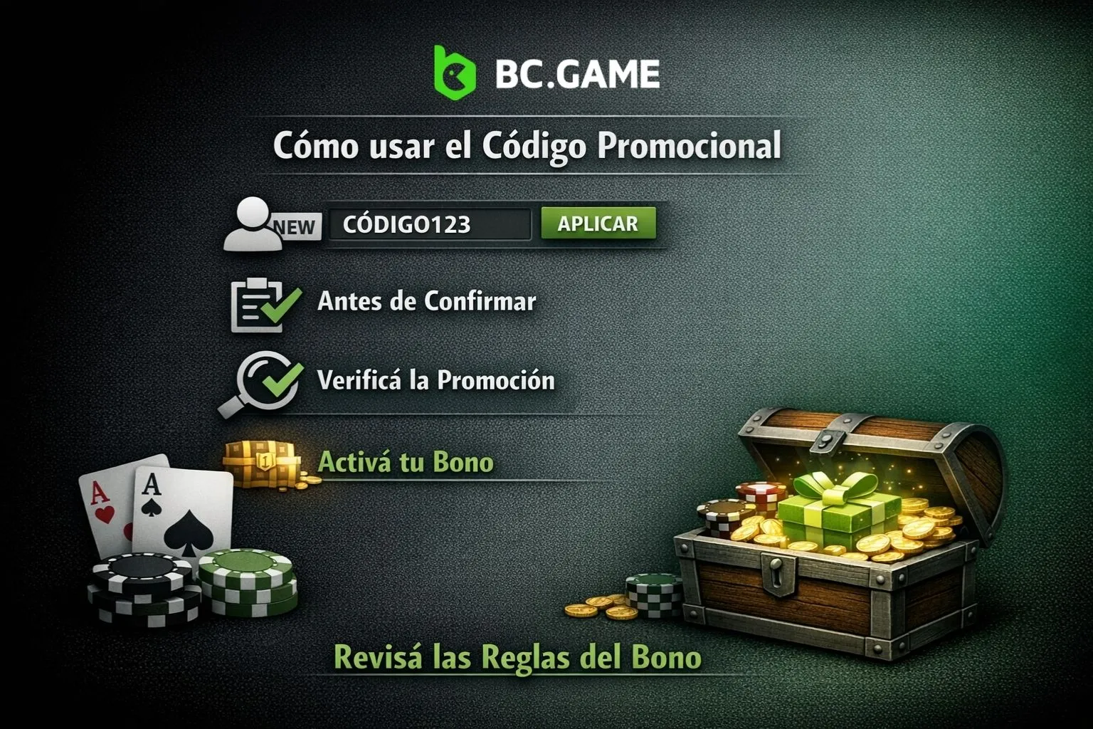 Cómo usar el código promocional