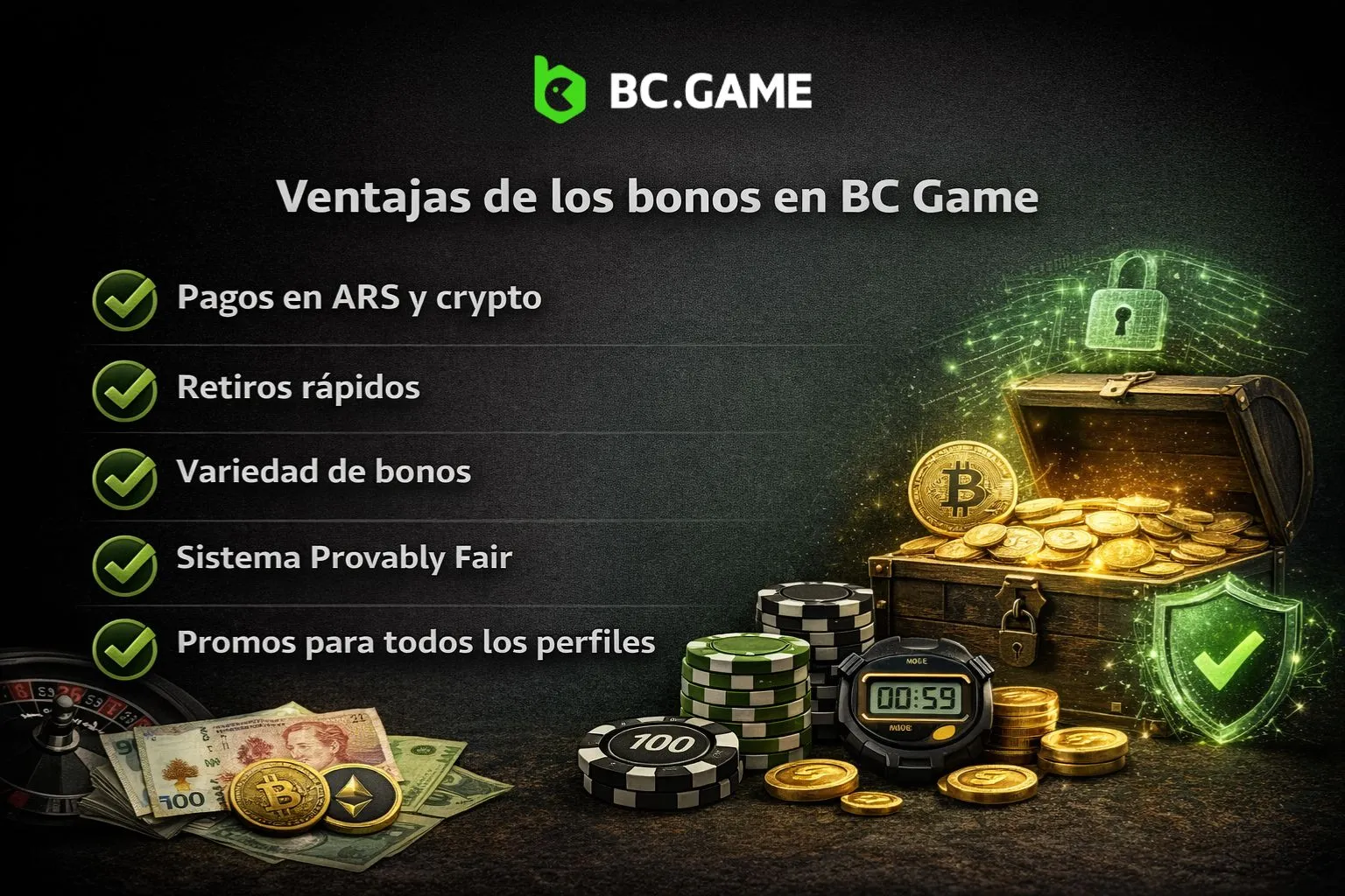 Ventajas de los bonos en BC Game