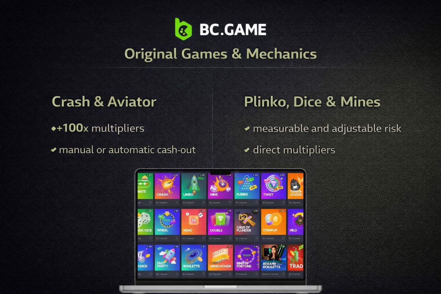 Original Games and Mechanics